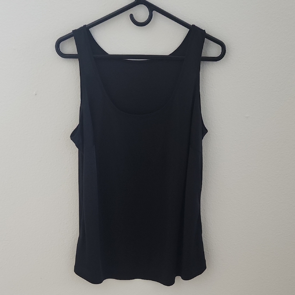 Black Sleeveless Tank Top